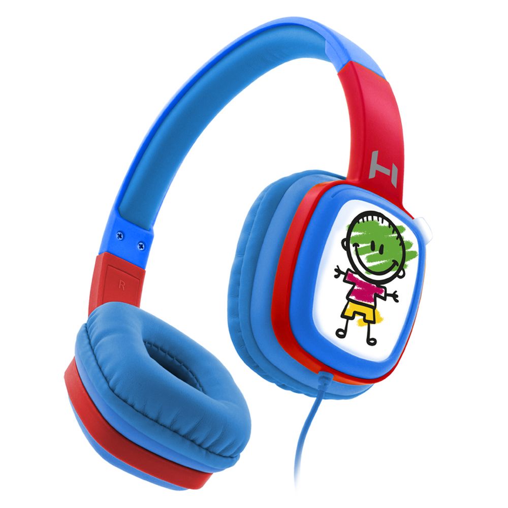 Наушники HARPER Kids HN-302 Blue-Red - фото 2