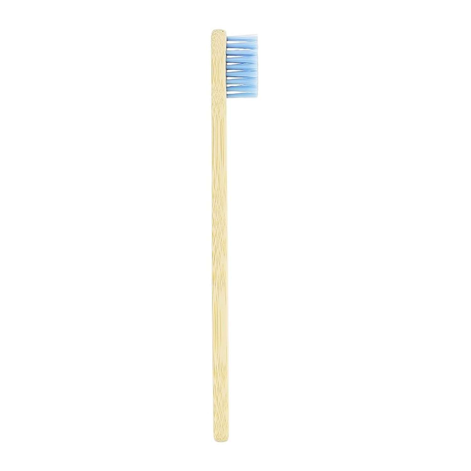 Щетка зубная LP CARE детская Dental бамбуковая голубая (мягкая) - фото 5