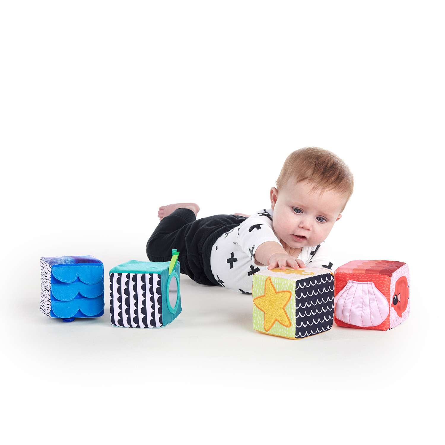 Игрушка развивающая Baby Einstein Мягкие кубики 90629BE - фото 3