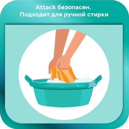 Порошок стиральный Attack Multi Action сменный блок 720г