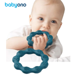 Прорезыватель Babyono силиконовый RING темно-синий