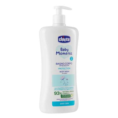 Пена для ванны Chicco без слез 750 мл с экстрактом календулы для купания Baby Moments