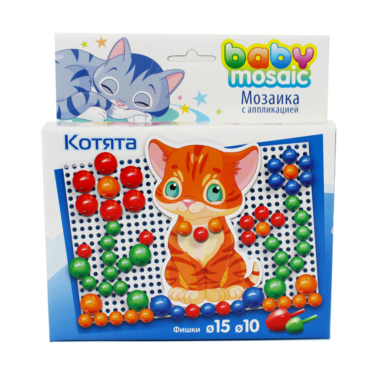 Мозаика с аппликацией Toys Union Котята - фото 1