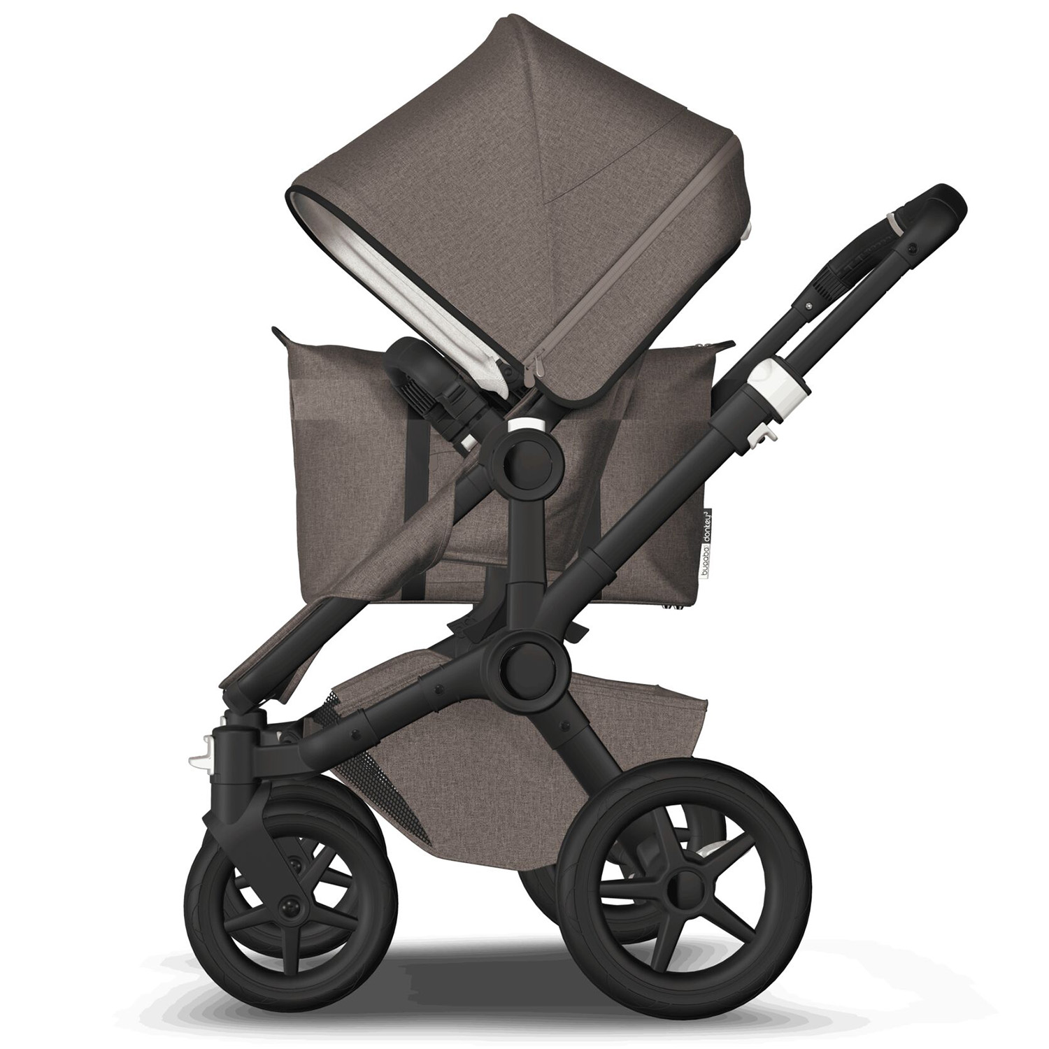 Коляска 2 в1 Bugaboo Donkey3 Complete Mineral Black-Taupe 189154AM01 - фото 17