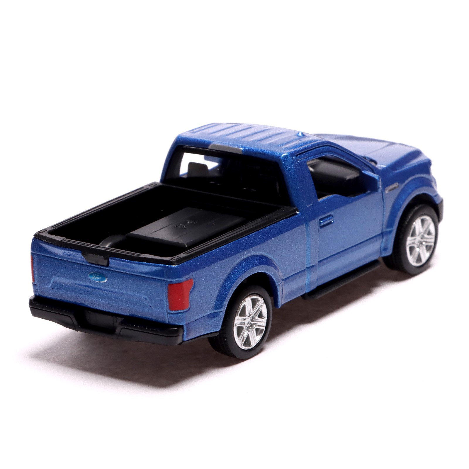 Машина Автоград металлическая FORD F-150. 1:32. инерция. открываются двери. цвет синий 7335825 - фото 3