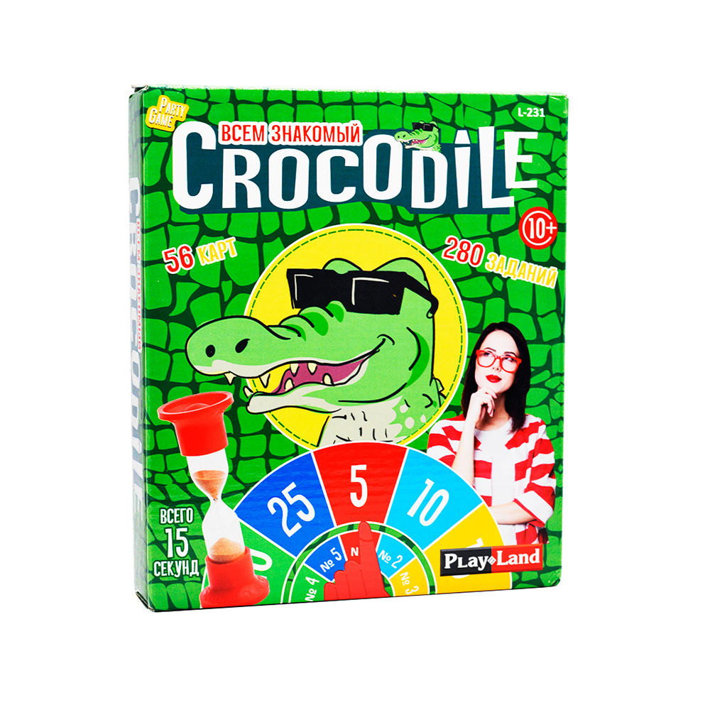 Настольная игра Play Land Crocodile Крокодил купить по цене 531 ₽ в  интернет-магазине Детский мир