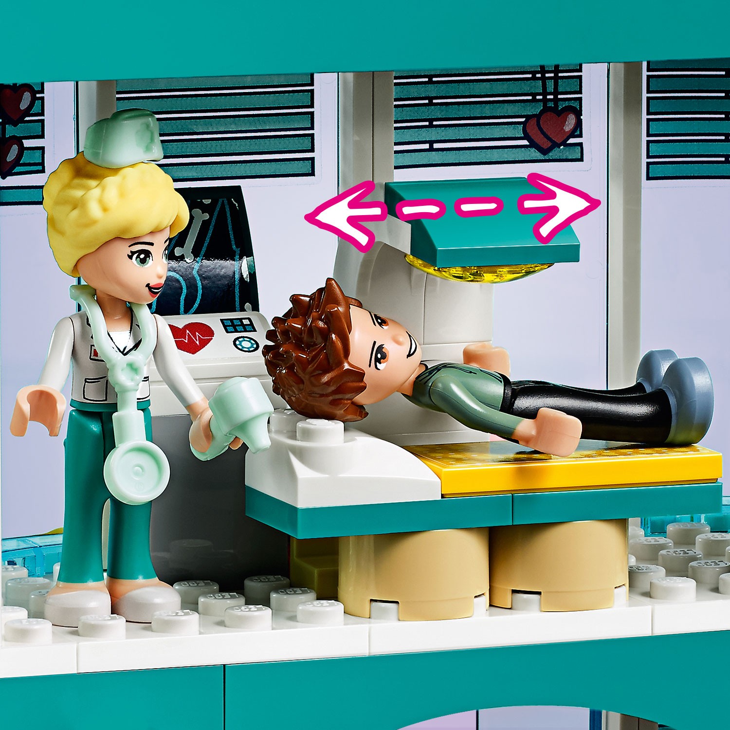 Конструктор LEGO Friends Городская больница Хартлейк Сити 41394 купить по  цене 2999 ₽ в интернет-магазине Детский мир