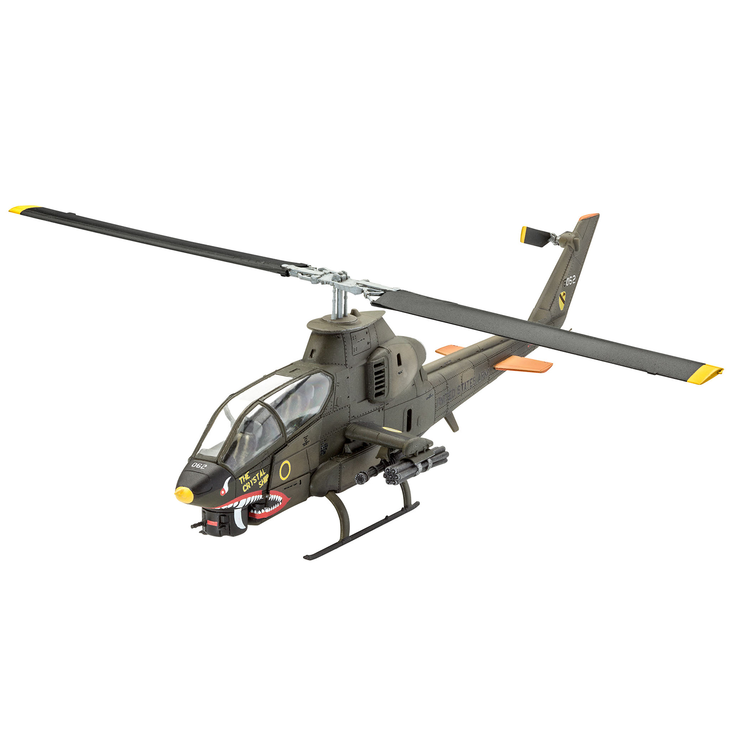 Сборная модель Revell Американский ударный вертолет Bell AH-1G Кобра 04956 - фото 1