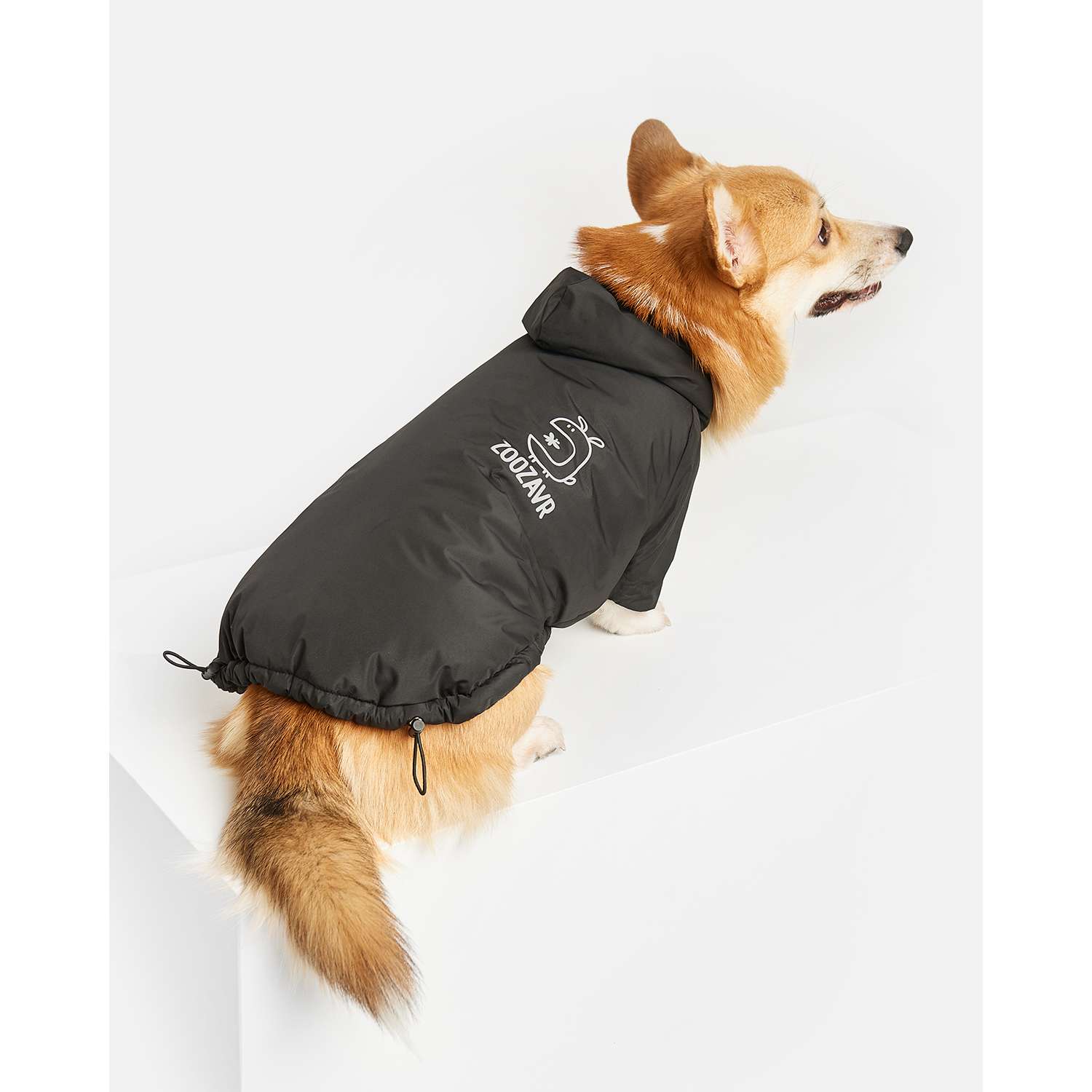 Куртка для собак Зоозавр чёрная 55 - фото 7