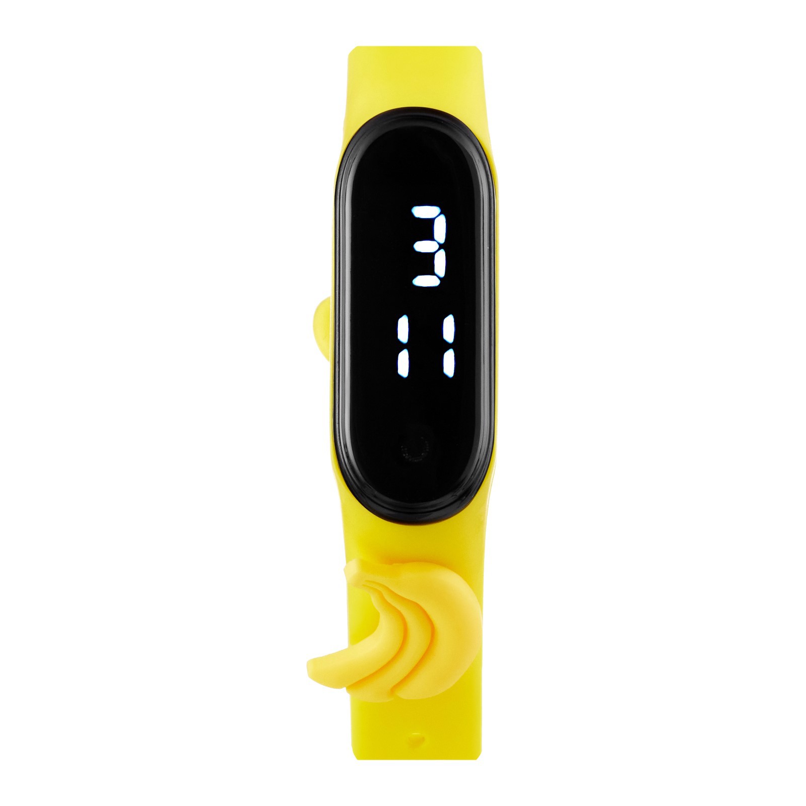 Часы Sima-Land наручные электронные «Банан» ремешок силикон желтые - фото 1