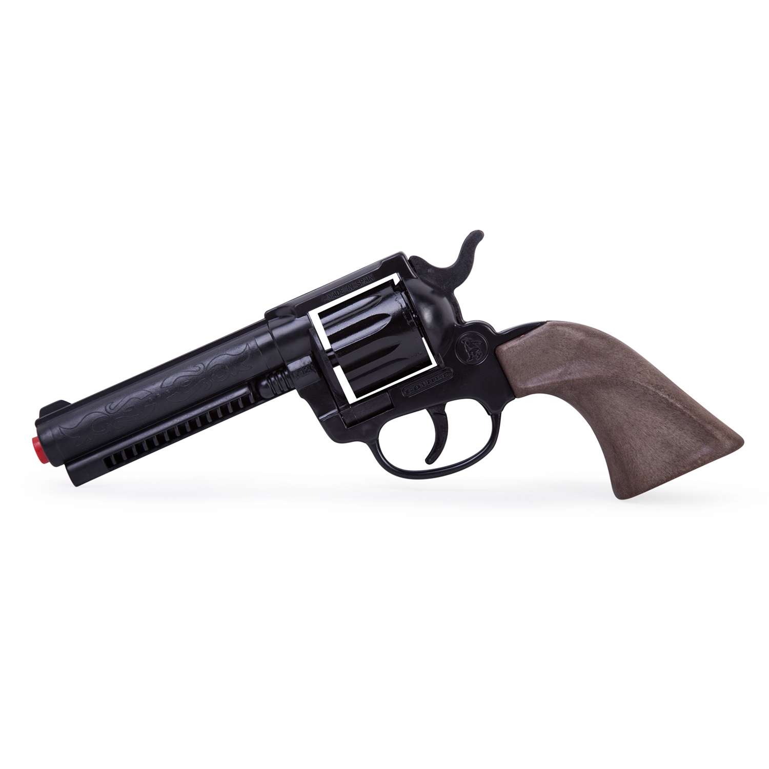 Револьвер ковбоя Gonher (пластамас.) черный 25 см - фото 1