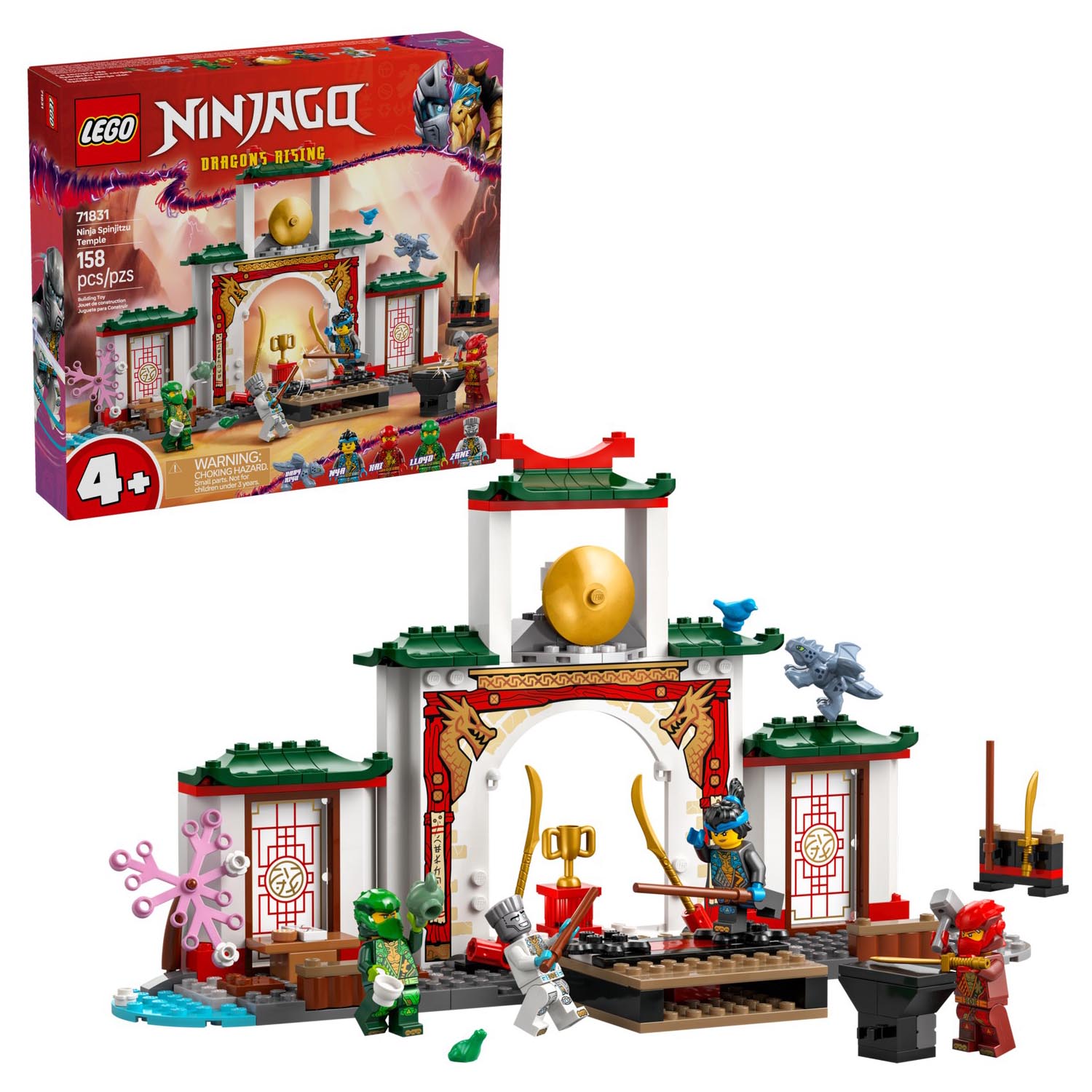 Конструктор детский LEGO Ninjago Храм Кружитцу Ниндзя - фото 1