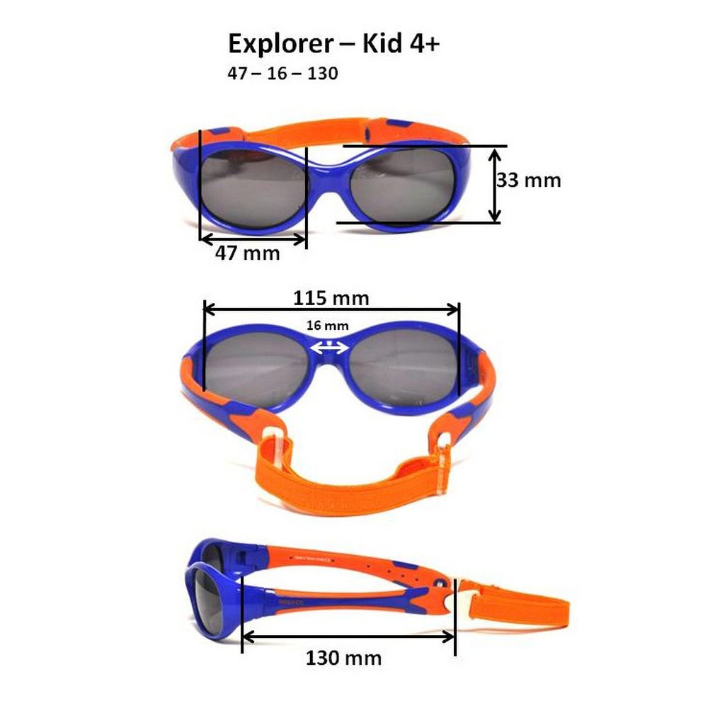 Очки солнцезащитные Real Kids Explorer 4+ 4EXPAQPK - фото 3