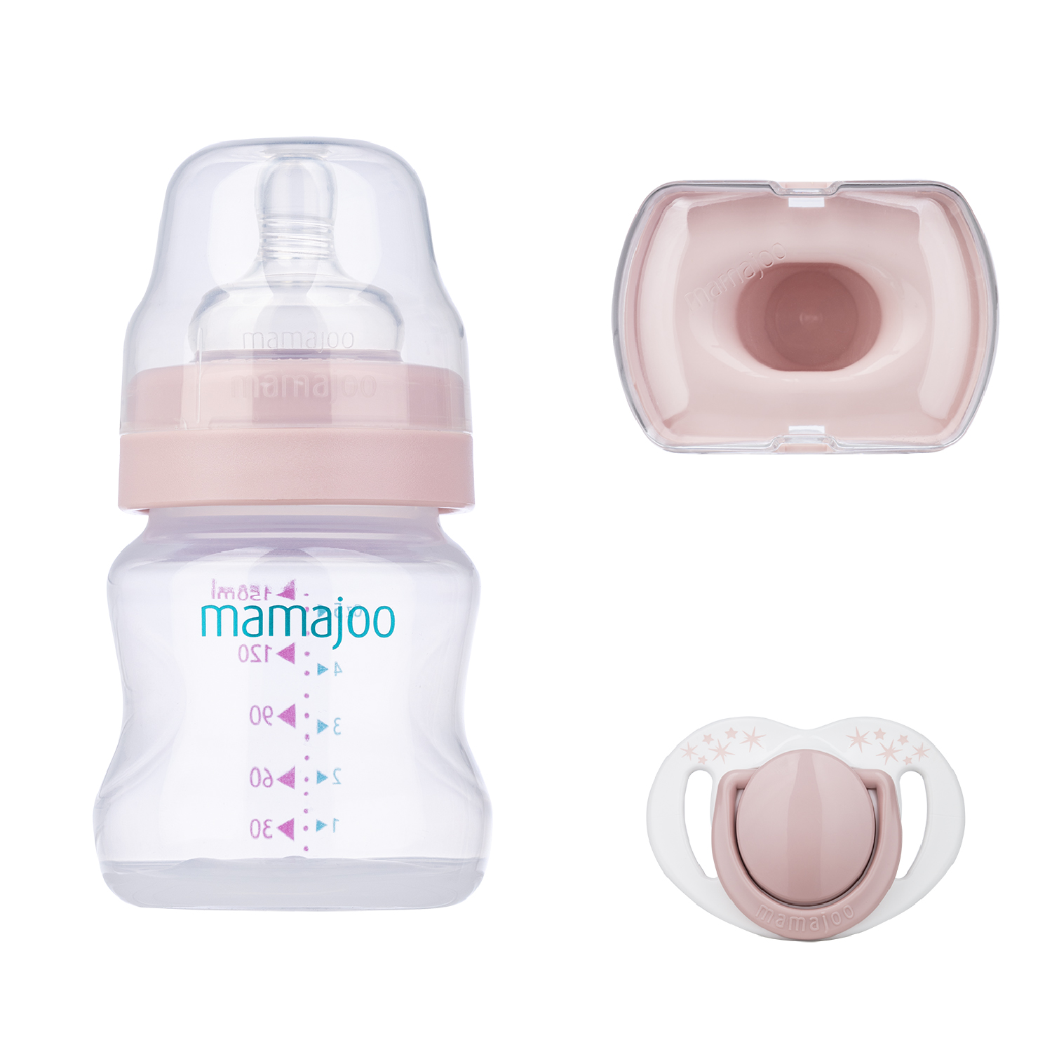 Набор Mamajoo 150 мл powder pink - фото 1