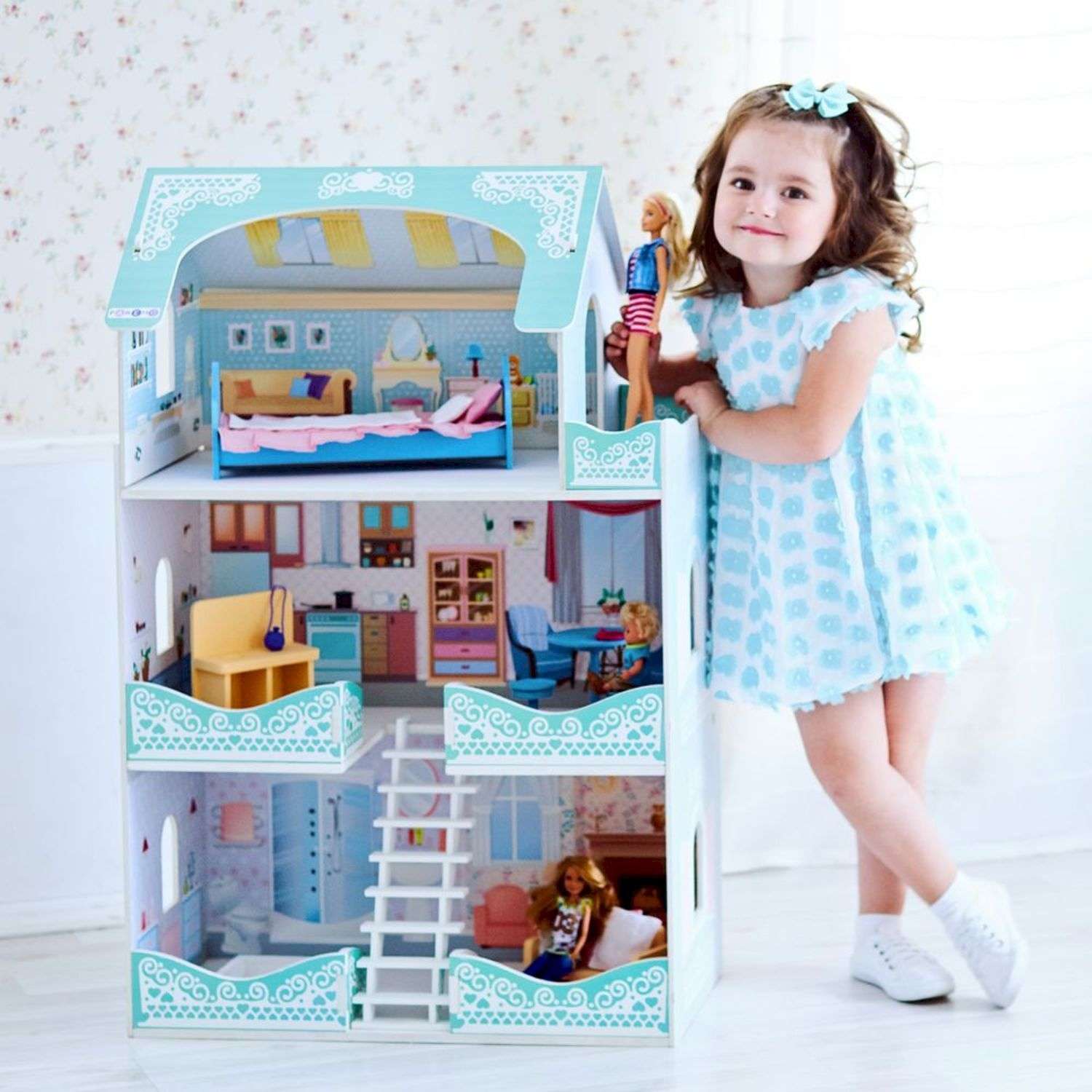 Кукольный домик Paremo Вивьен Бэль с мебелью 7 предметов PD318-09 PD318-09 - фото 4
