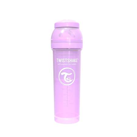 Бутылочка Twistshake Антиколиковая Пастельный фиолетовый 330 мл 4 мес+