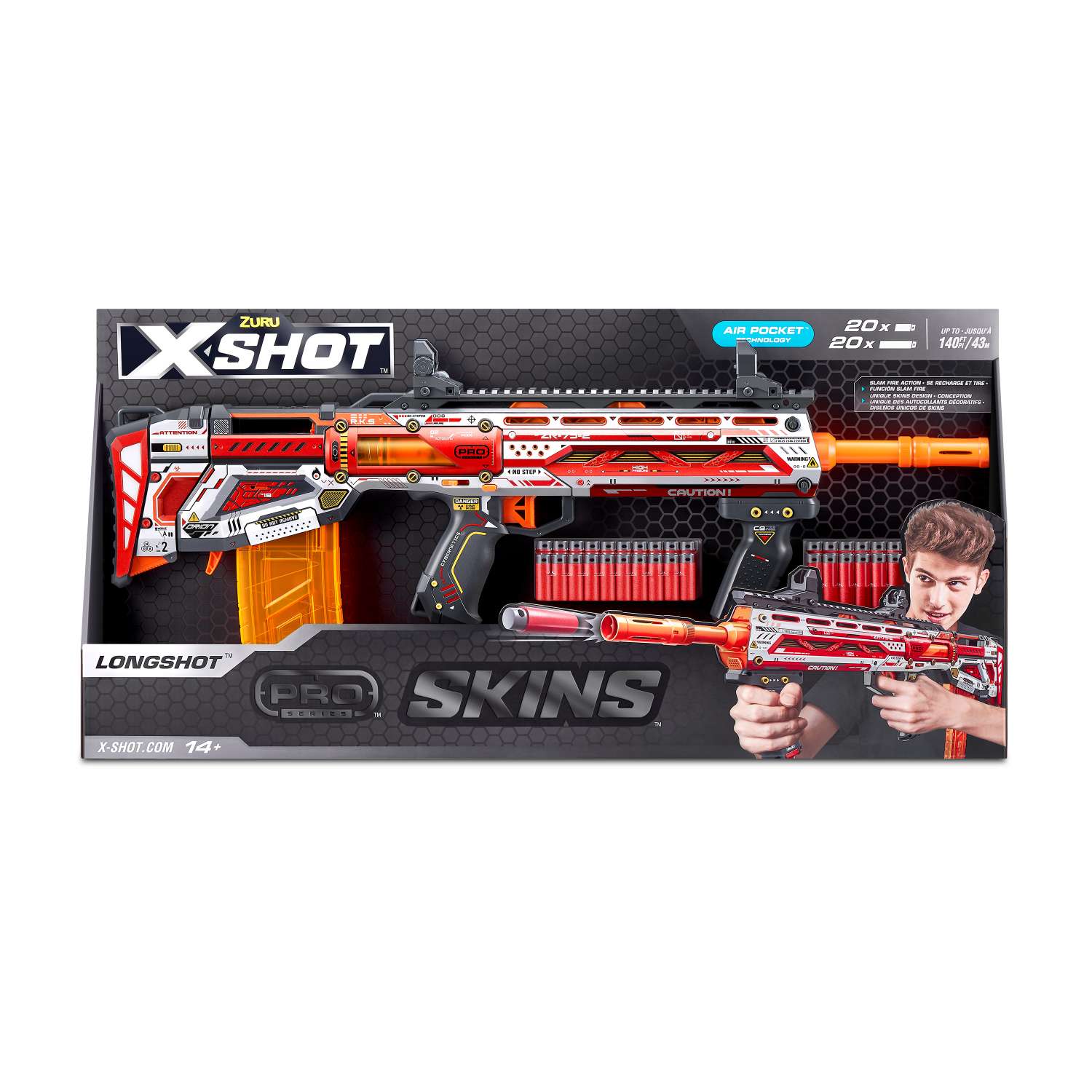 Бластер X-Shot SkinsPro Sinister 36600 - фото 10