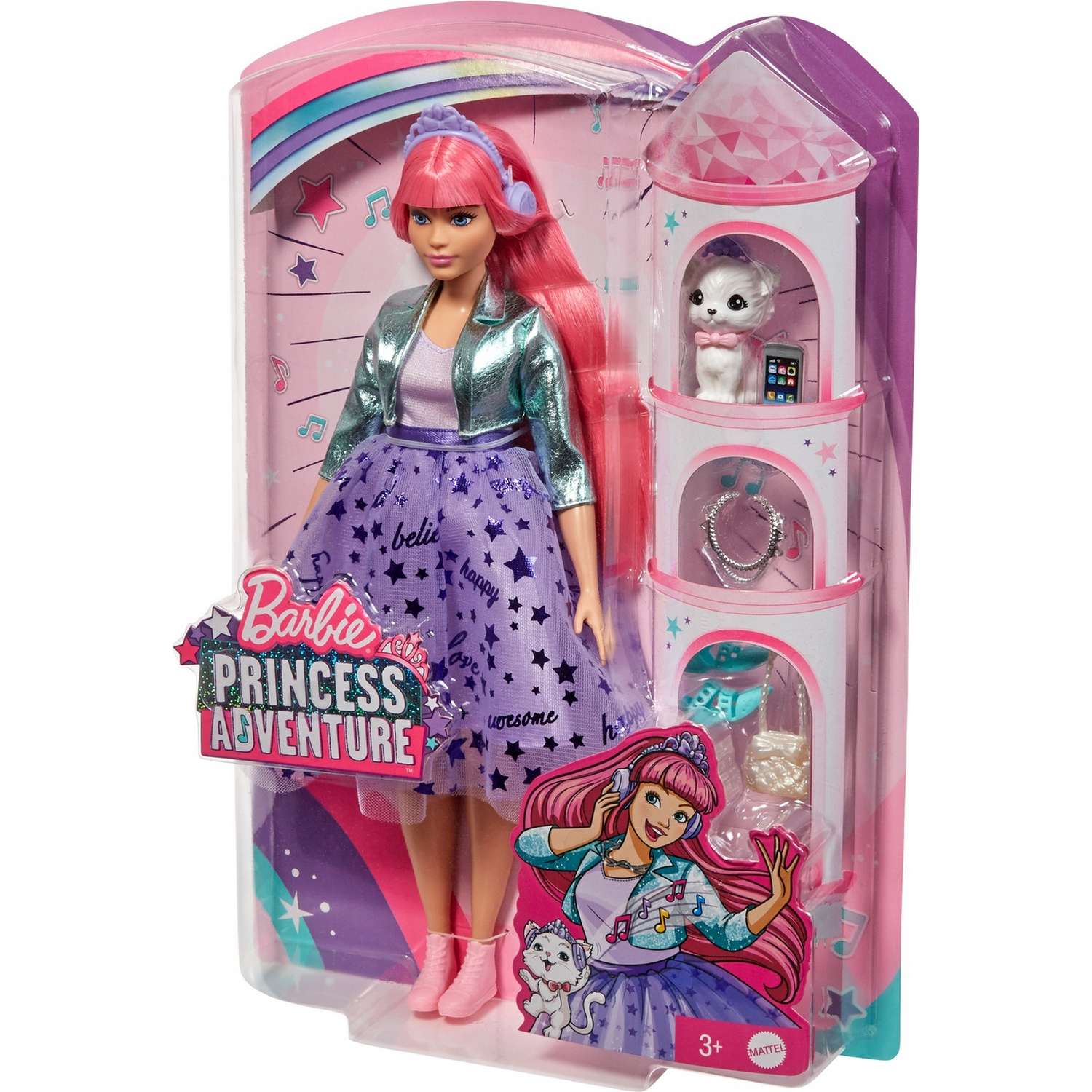 Кукла Barbie Семья Приключения принцессы Нарядная принцесса 2 GML77 GML75 - фото 3