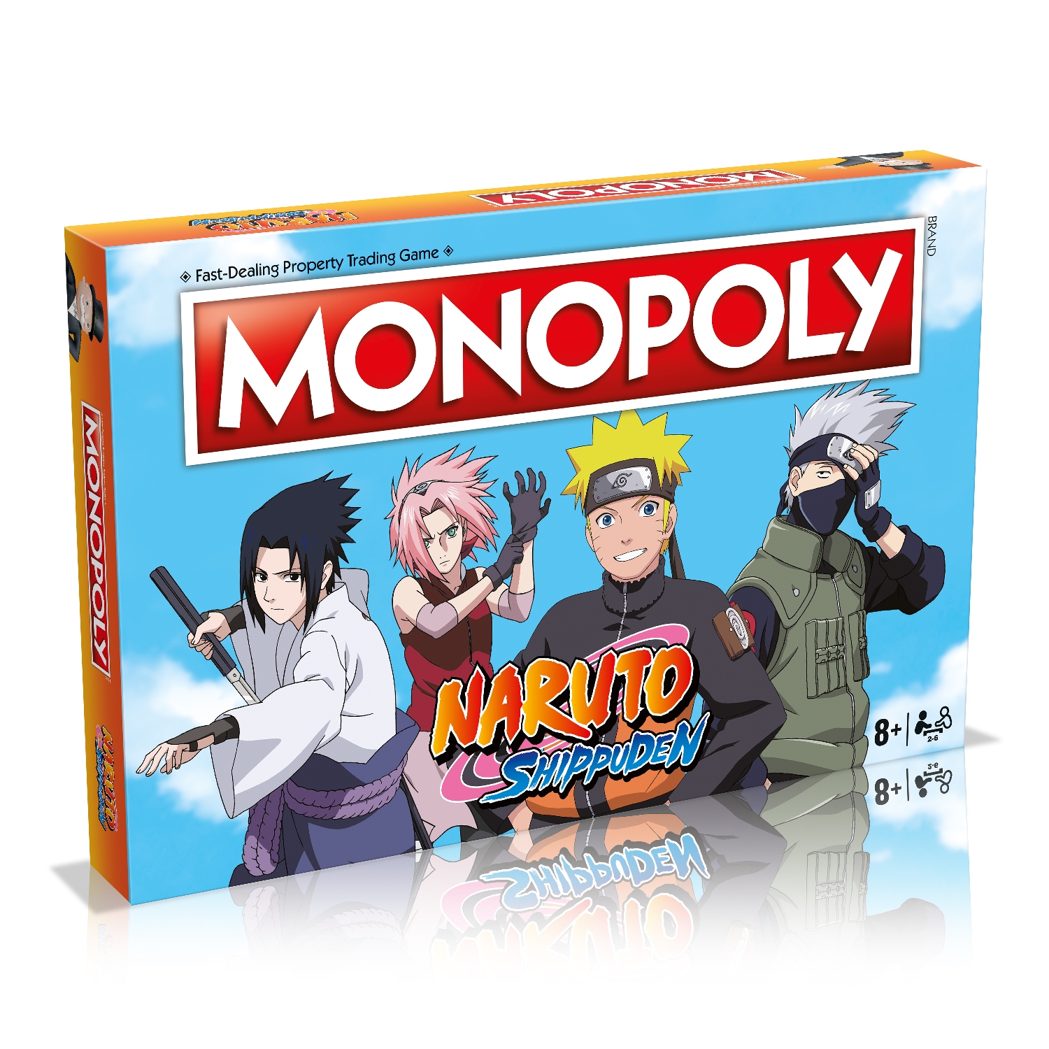 Настольная игра Winning Moves Монополия Naruto Наруто на английском языке  купить по цене 4999 ₽ в интернет-магазине Детский мир