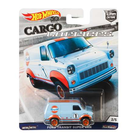 Машинка Hot Wheels Car Culture 1:64 Форд Транзит Супер Ван FLC13