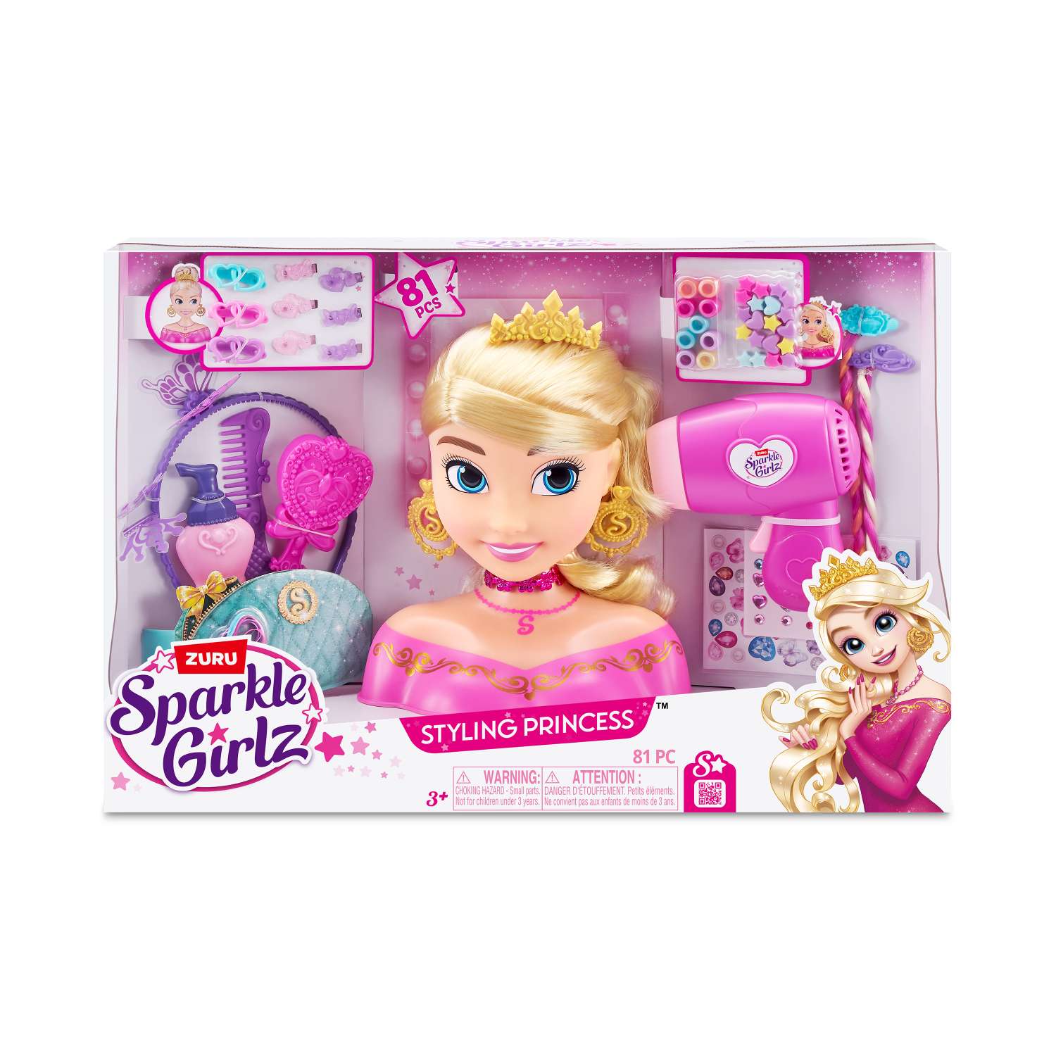 Набор игровой Sparkle Girlz Кукла с волосами Блондинка 100525 - фото 9