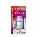 Контактные линзы ILLUSION glow grey на 3 месяца -5.00/14/8.6 2 шт.