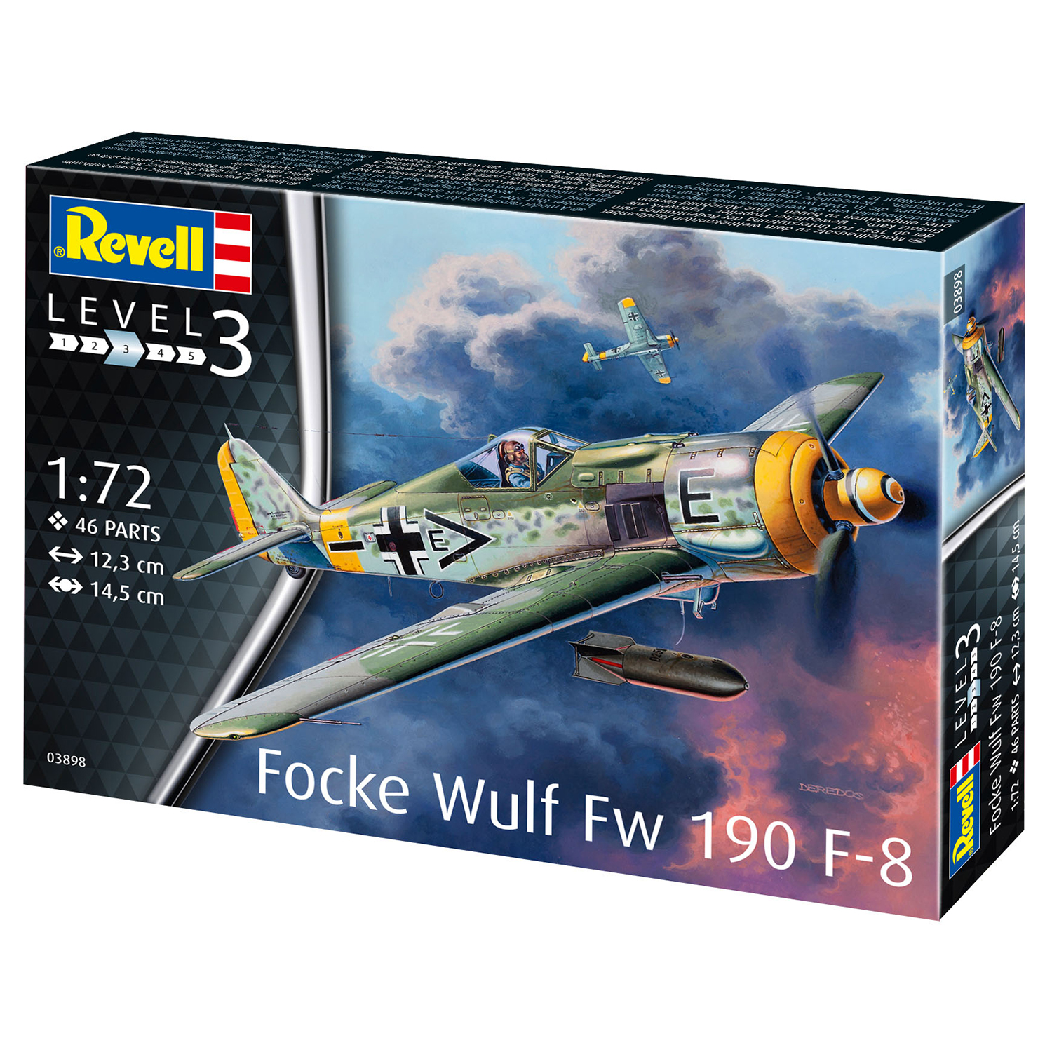 Сборная модель Revell Истребитель Focke Wulf Fw190 F-8 03898 - фото 3