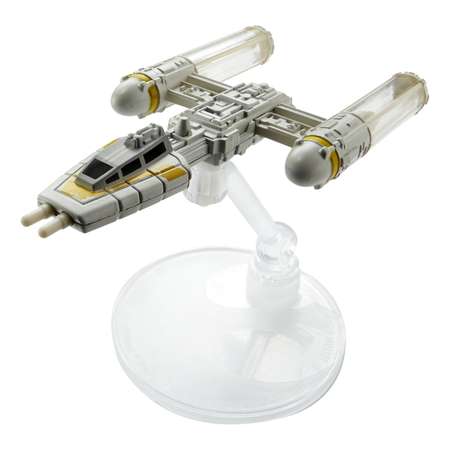 Звездолет Hot Wheels Wars Y-wing Золотой лидер DXX54