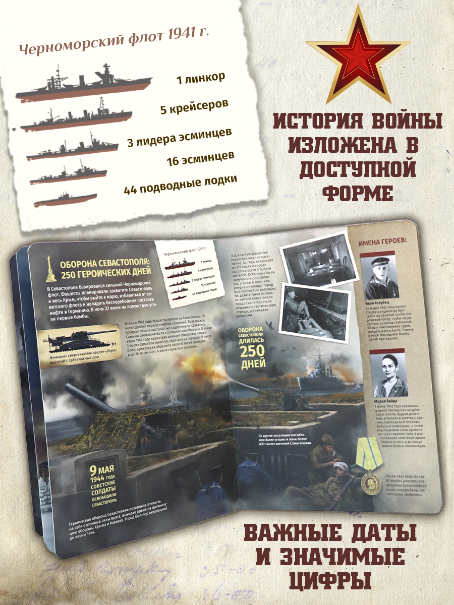 Детская книга Великие сражения Malamalama Энциклопедия для детей Великая отечественная война - фото 4