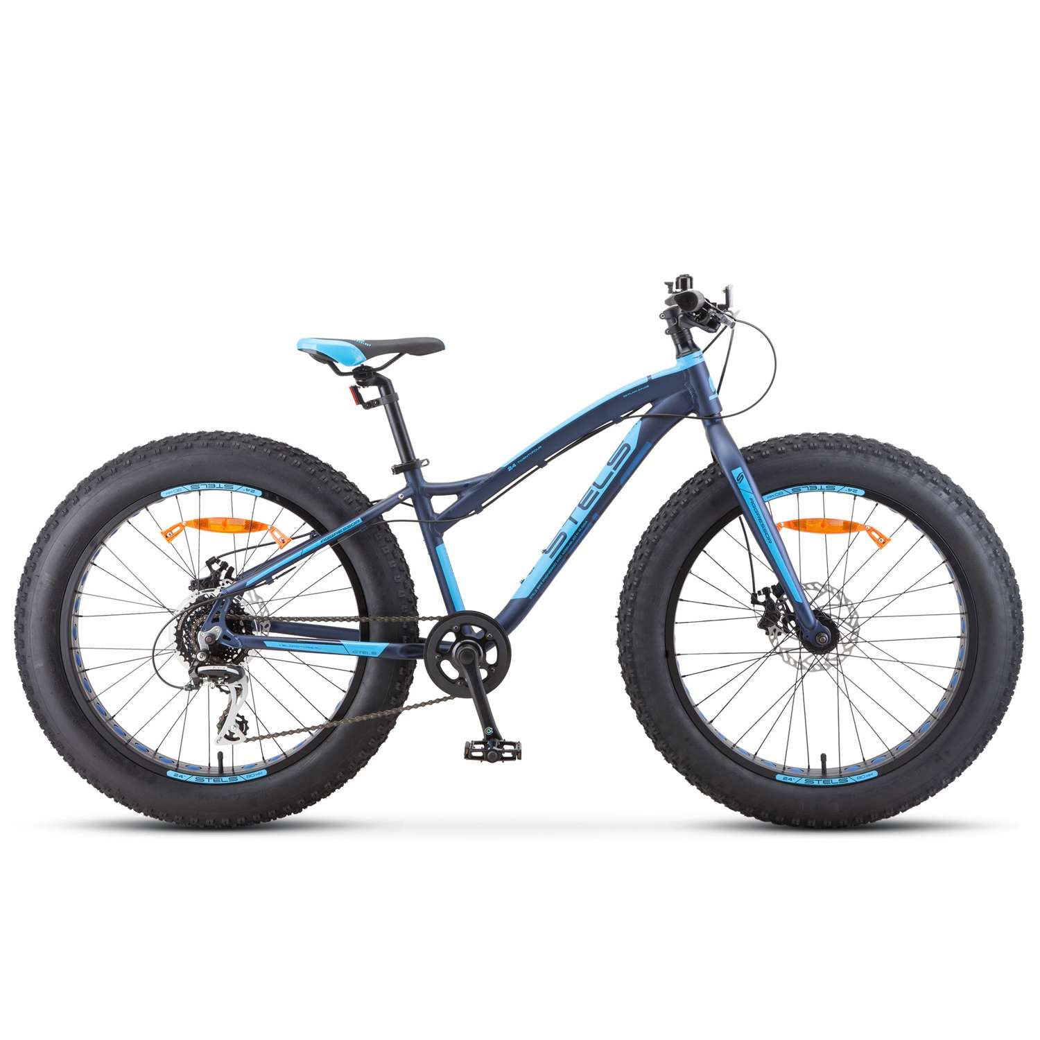 Велосипед STELS Aggressor MD 24 V010 13.5 Тёмно-синий - фото 1