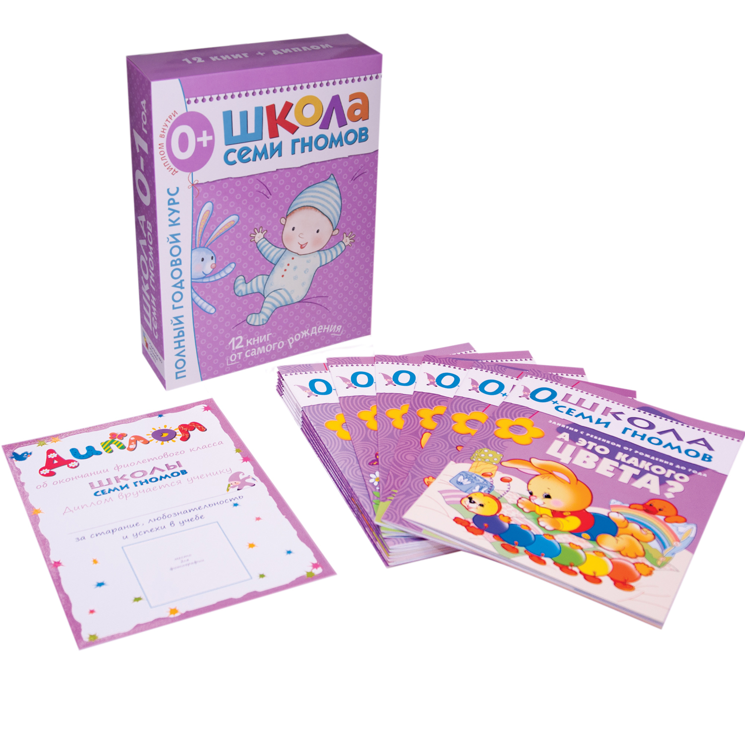 Полный годовой курс МОЗАИКА kids 12 книг(ШСГ 0-1 год) - фото 2