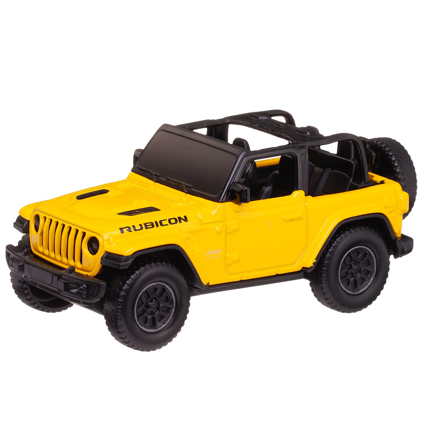 Автомобиль Rastar Jeep 1:43 без механизмов желтый 59000Y - фото 4