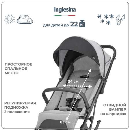 Прогулочная коляска INGLESINA Maior Цвет Horizon Grey