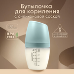 Бутылочка для кормления paomma антиколиковая с соской 0+ 180 мл mum effect