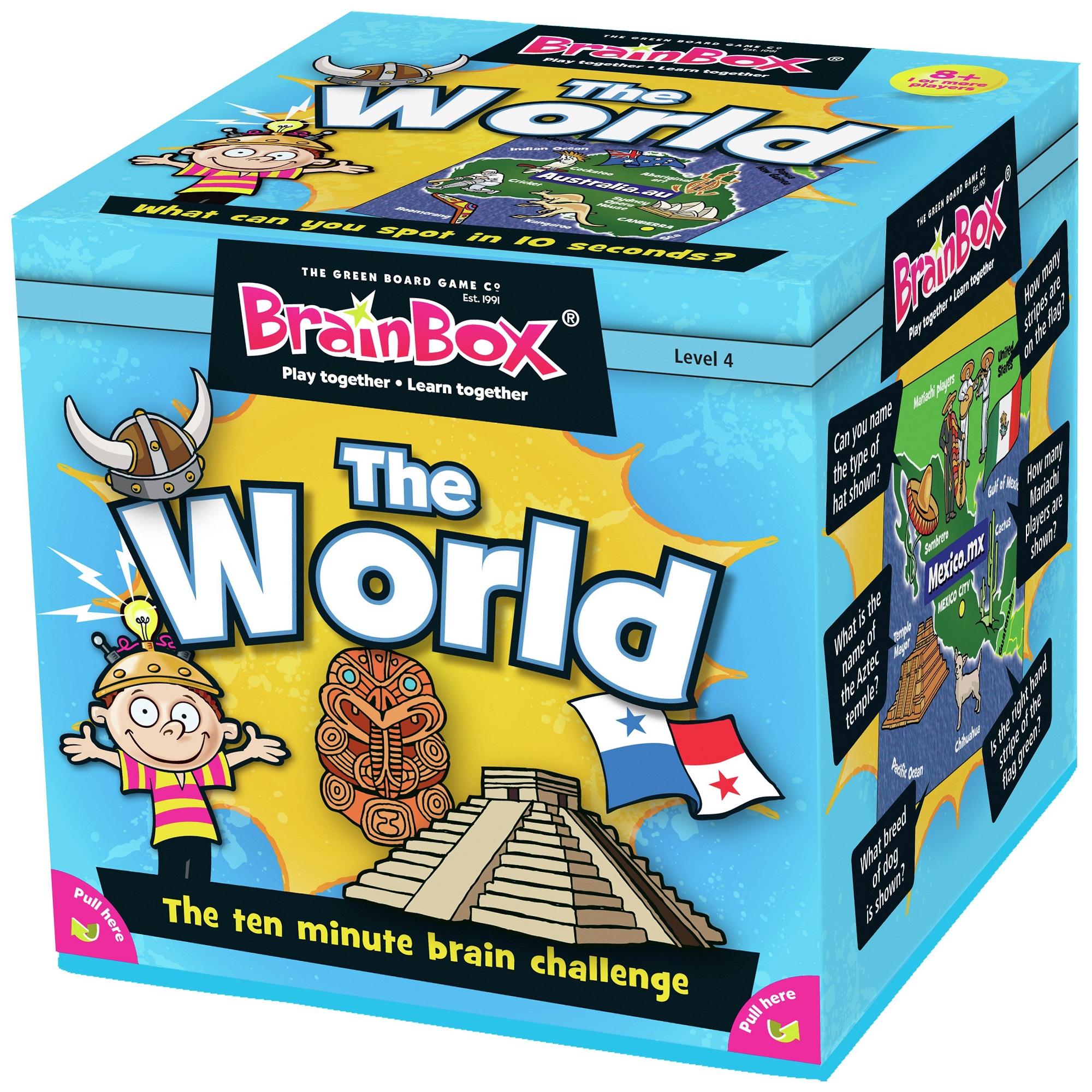 Настольная игра BrainBox Сундучок Знаний The World на английском языке  купить по цене 1430 ₽ в интернет-магазине Детский мир