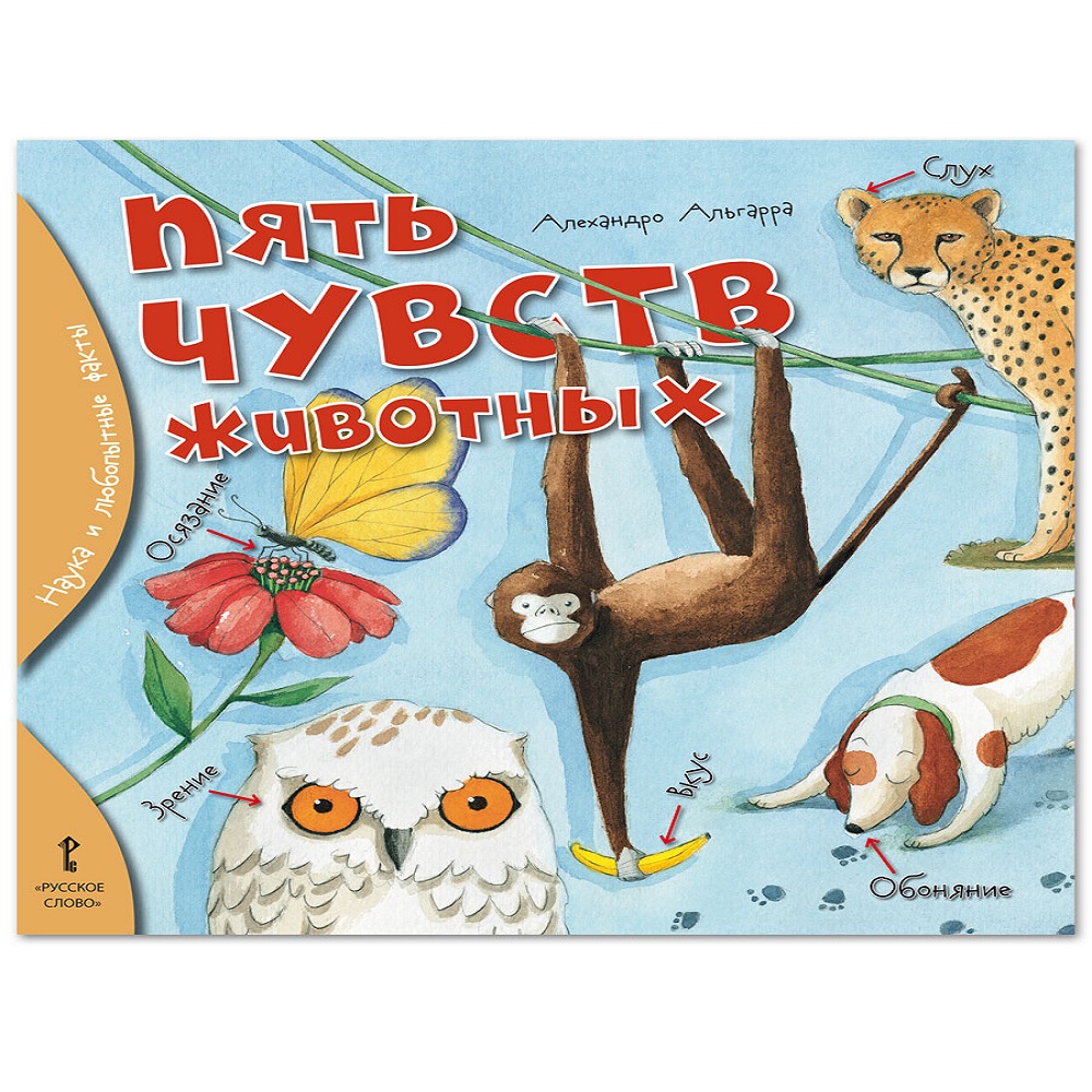 Книга Русское Слово Пять чувств животных - фото 1