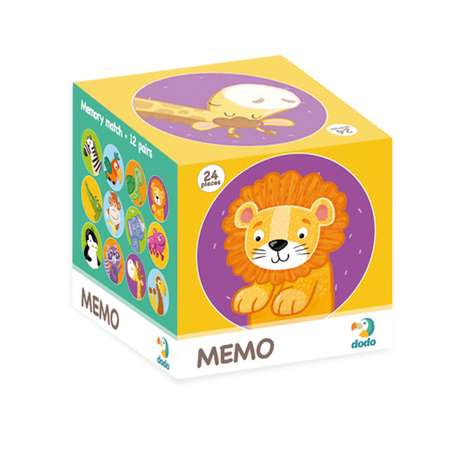 Настольная игра Dodo Мемо Дикие животные