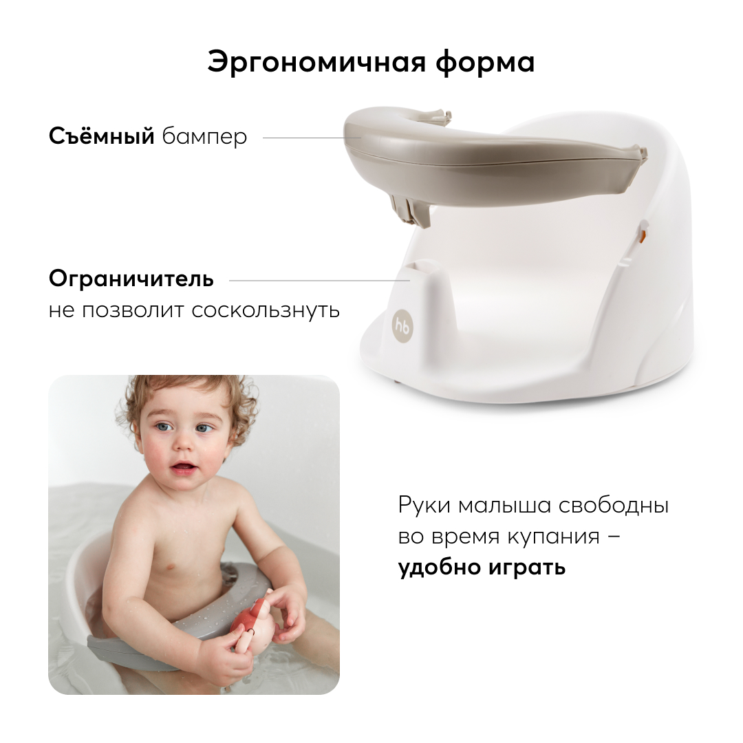 Сиденье для ванны Happy Baby FAVORITE для купания на присосках купить по  цене 2149 ₽ в интернет-магазине Детский мир