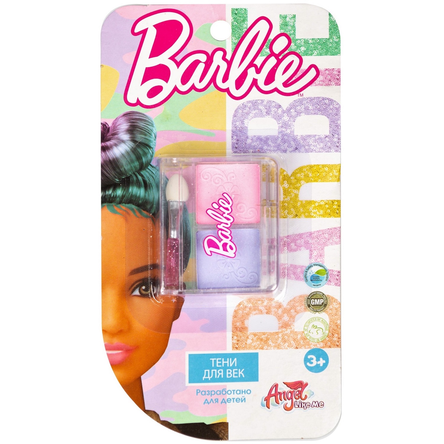 Косметика для девочек Barbie Тени для век Тон холодный - фото 5