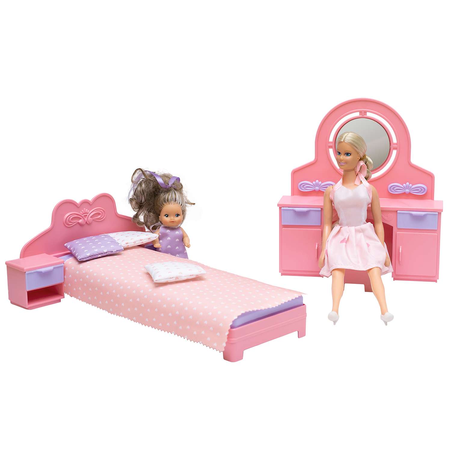 Мебель для кукол ОГОНЁК Маленькая принцесса Розовая С-1561 С-1561 - фото 2