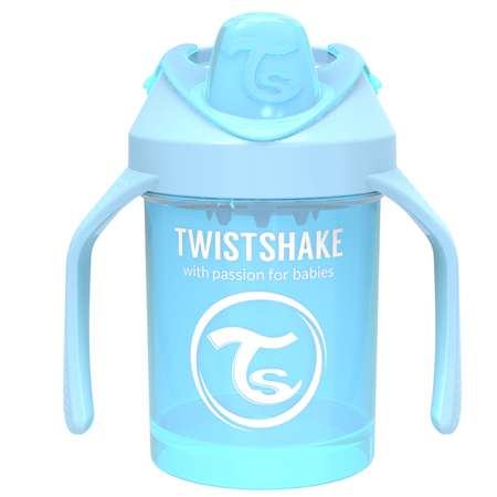 Поильник-непроливайка Twistshake Пастельный синий 230 мл 4 мес+