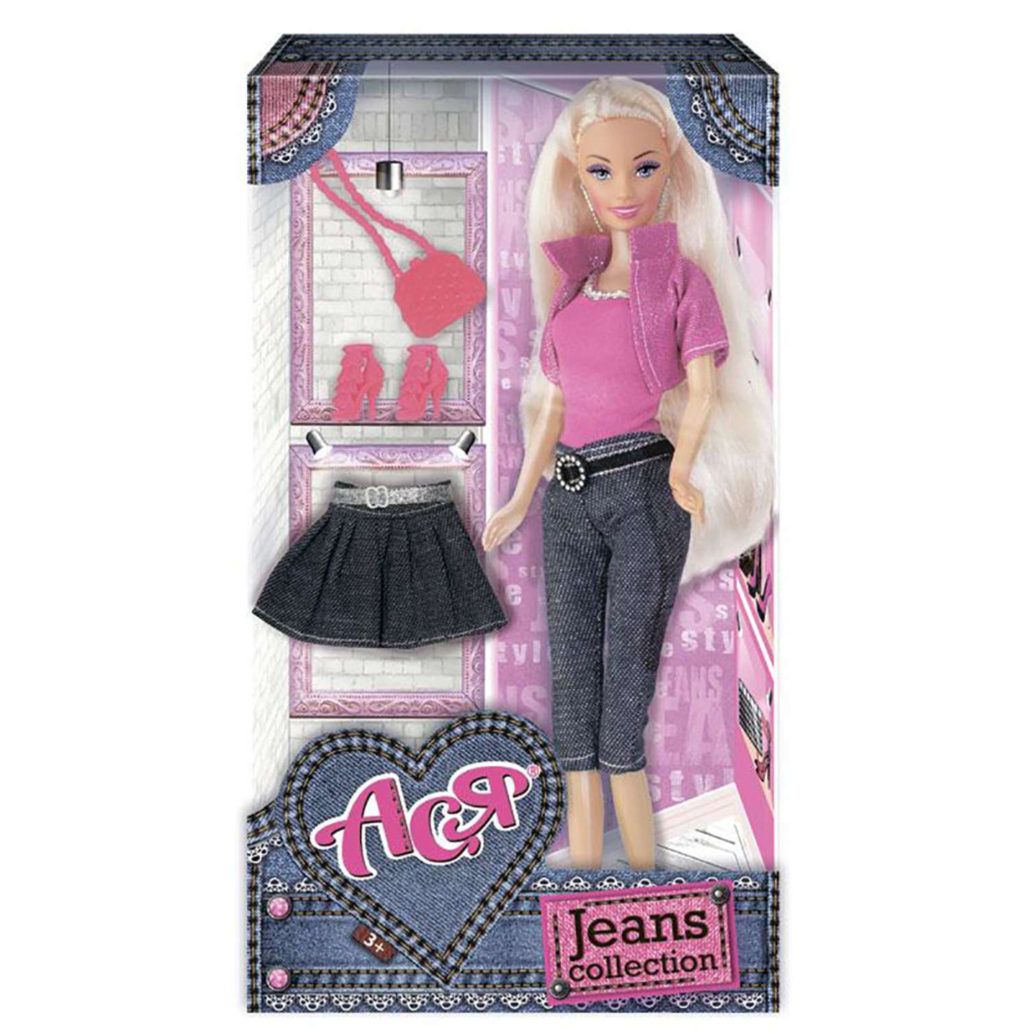 Кукла ToysLab Ася Джинсовая коллекция 28 см дизайн 1 35089 - фото 2