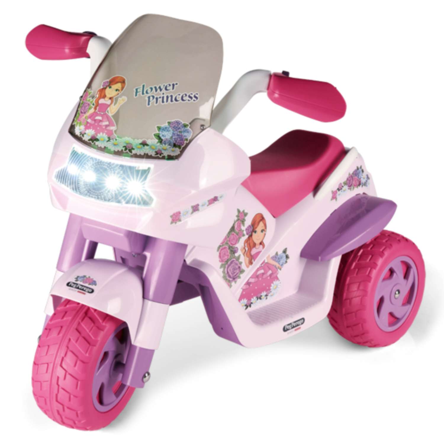 Детский электромотоцикл PEG PEREGO Flower Princess - фото 1