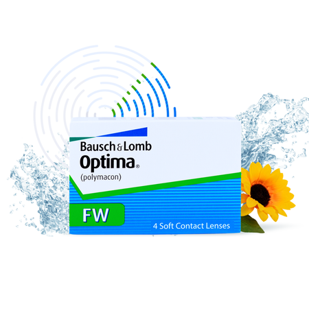 Контактные линзы Bausch+Lomb Optima FW 4 pk (квартальные) R 8.4 / D -5.75