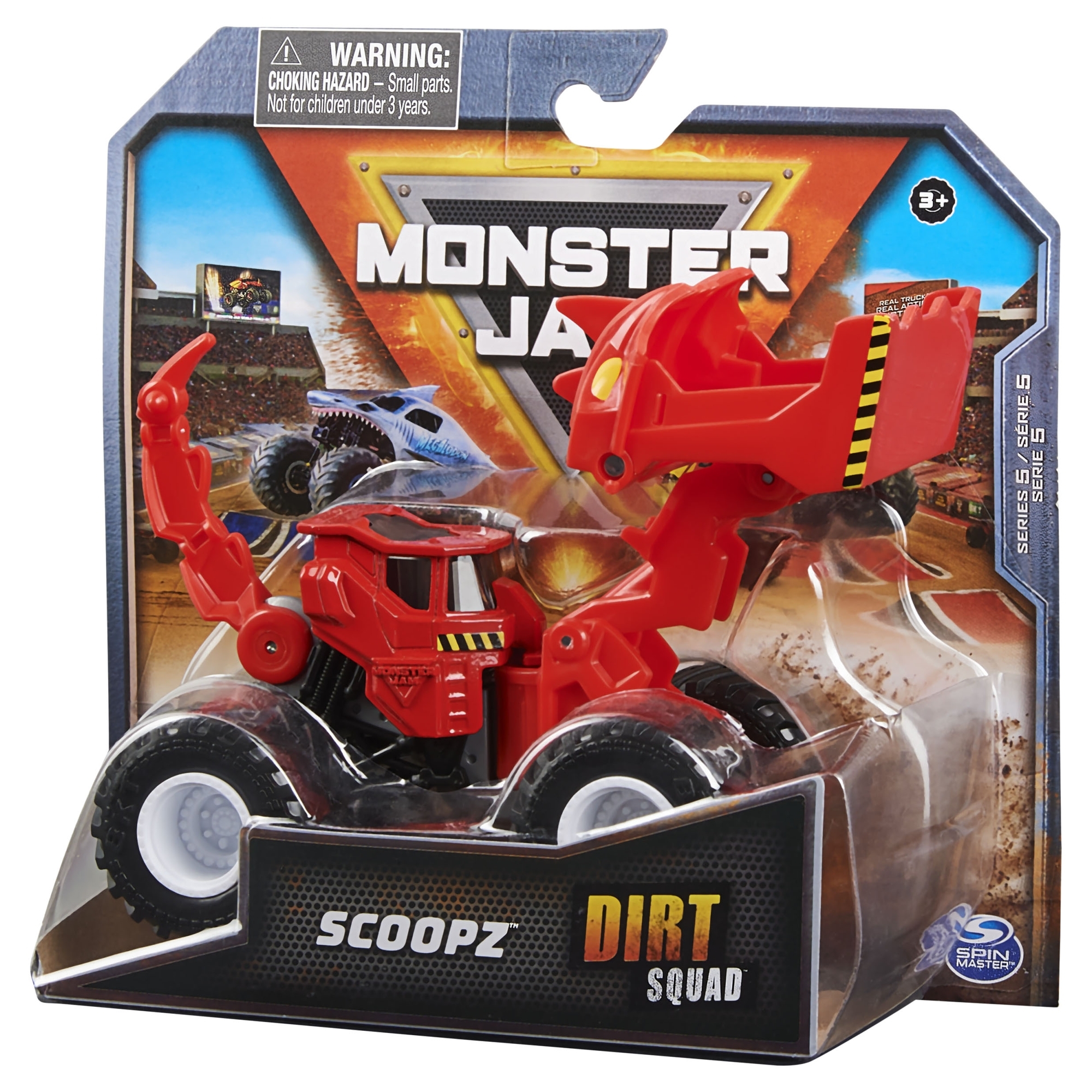 Бульдозер Monster Jam 1:64 6063909 - фото 3