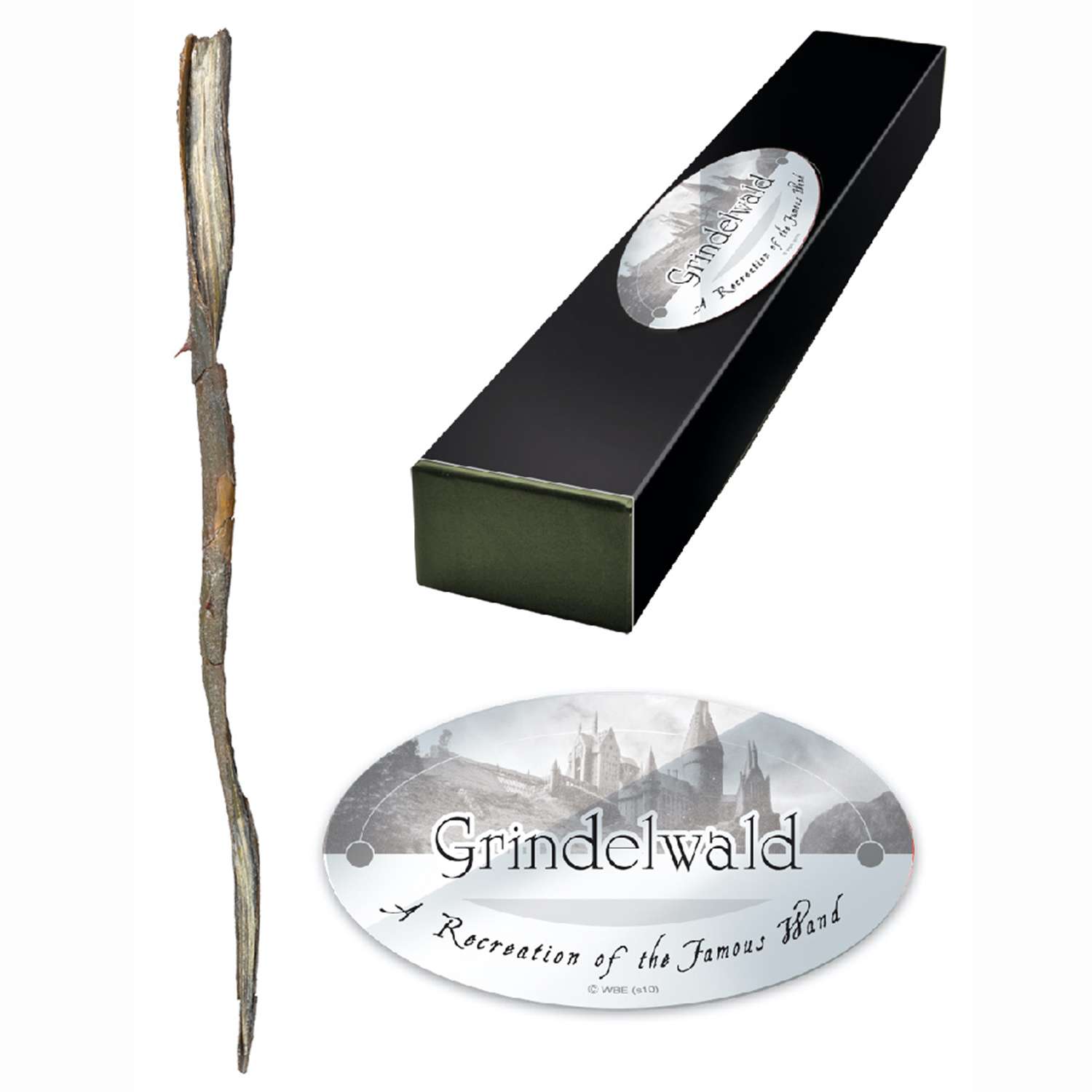 Волшебная палочка Harry Potter Геллерт Грин-де-Вальд из Гарри Поттера 36 см - premium box series - фото 1