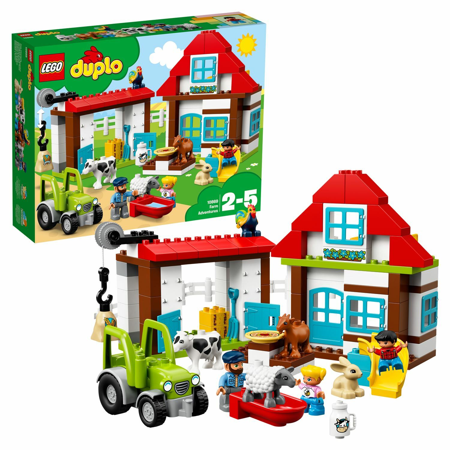 Конструктор LEGO День на ферме DUPLO Town (10869) купить по цене 3999 ₽ в  интернет-магазине Детский мир