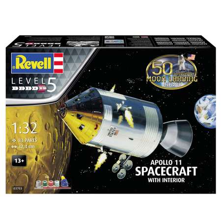 Сборная модель Revell Аполлон-11: Космический корабль с интерьером
