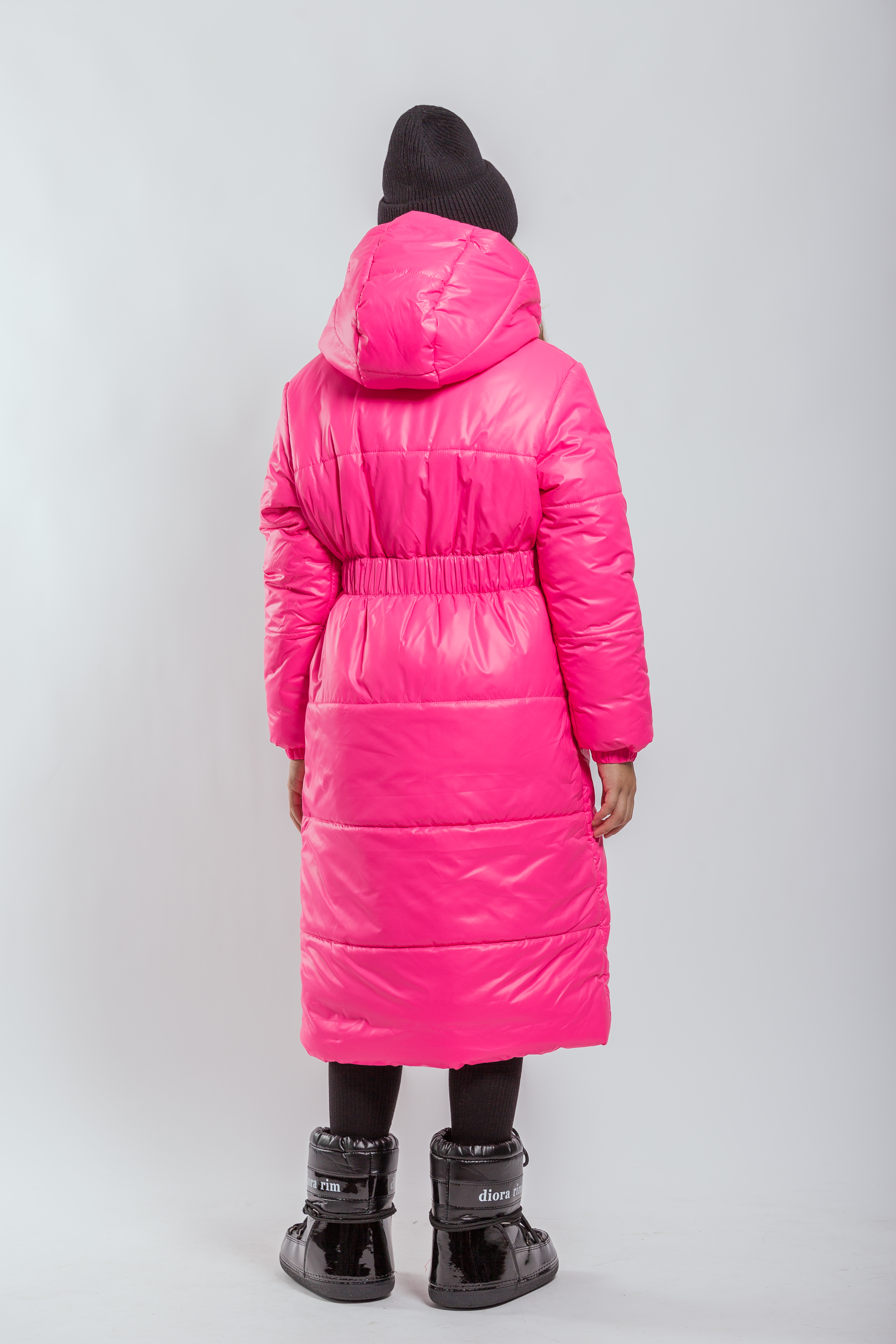 Пальто Orso Bianco OB40992-02_ярк.розовый - фото 6