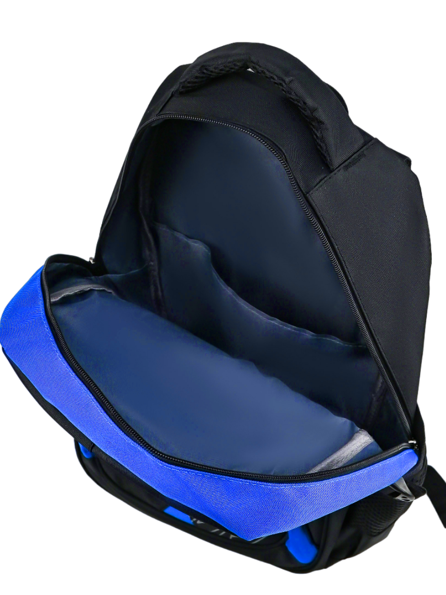Рюкзак школьный Evoline большой черно-голубой EVOS-318 - фото 7